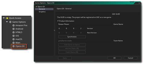 Opera GX & GX.games – GameMaker Help Centre.
